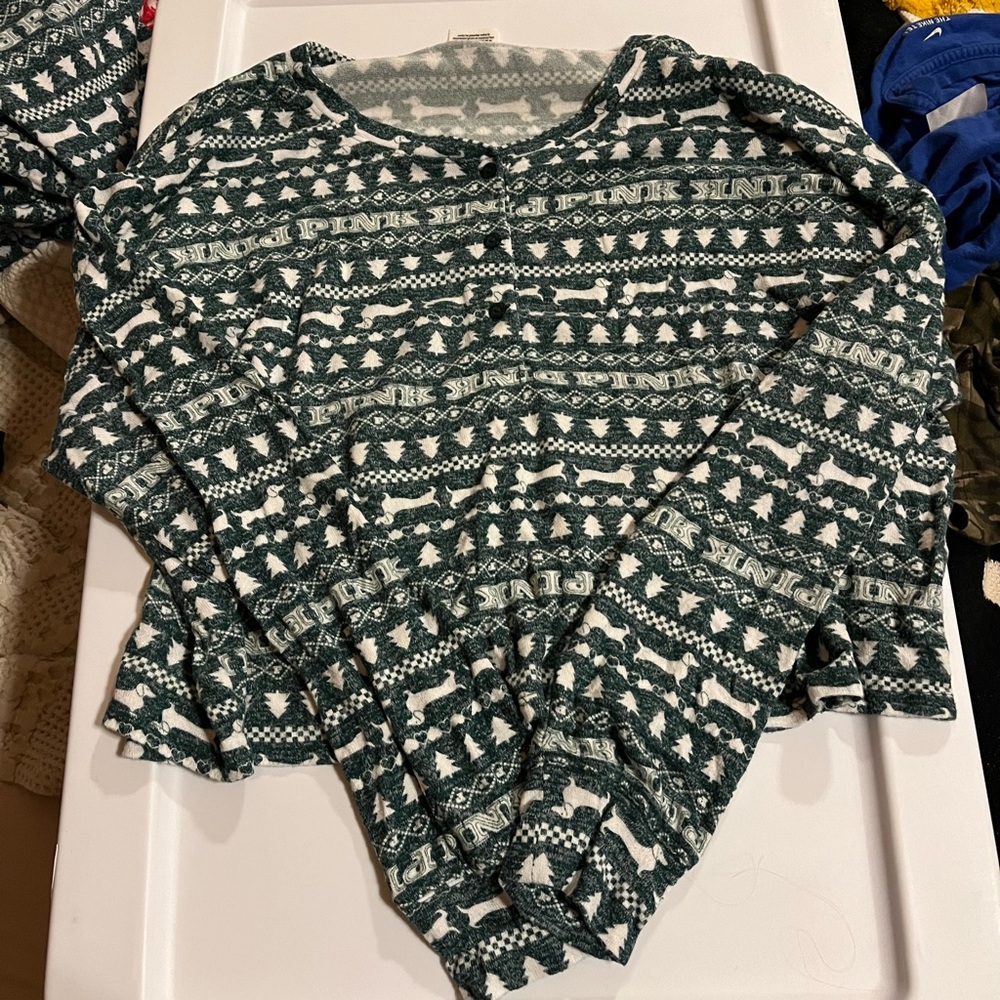 VS/PINK Dachshund Christmas Pajamas